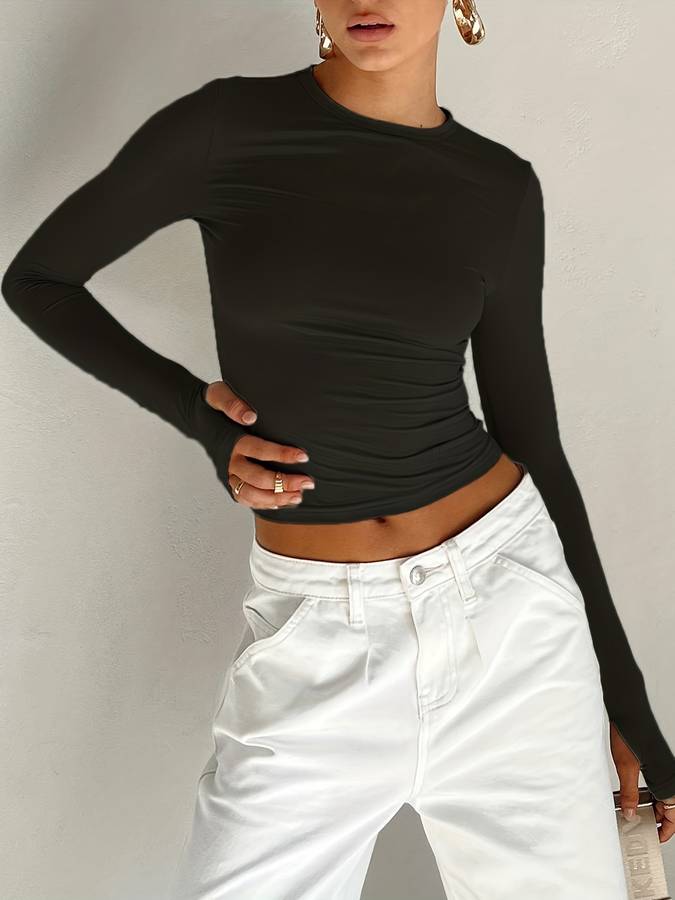 Saar | Basic Long-Sleeve Top