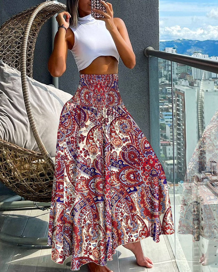 Tina | Stylish Long Floral Skirt for Women