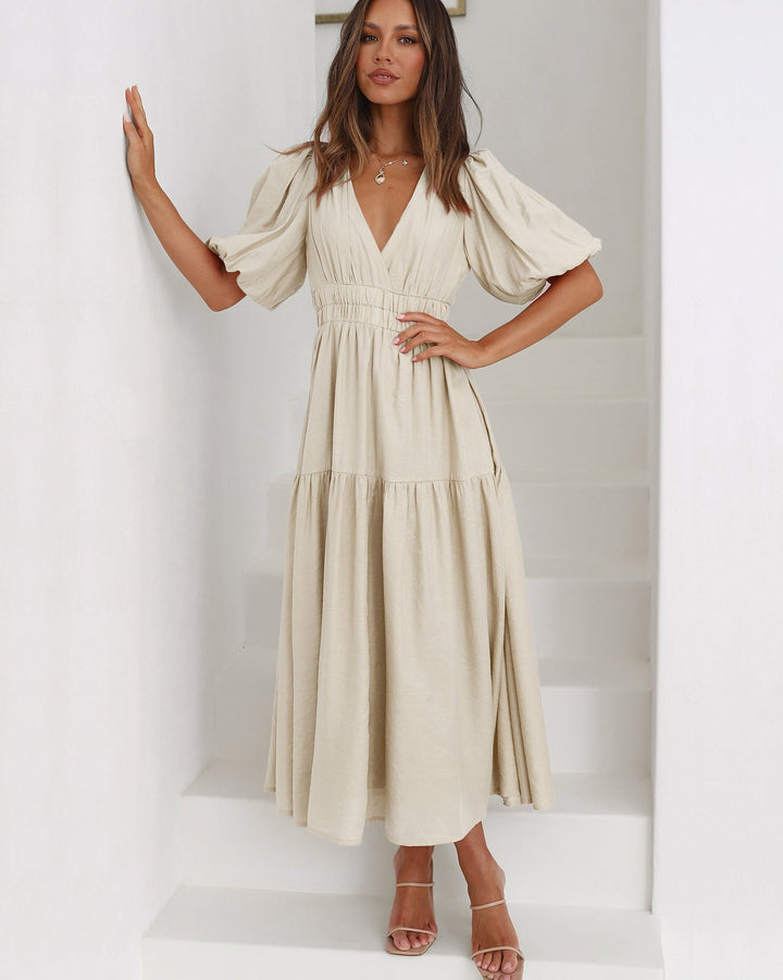 Rivka | Puff & Flow Maxi Dress