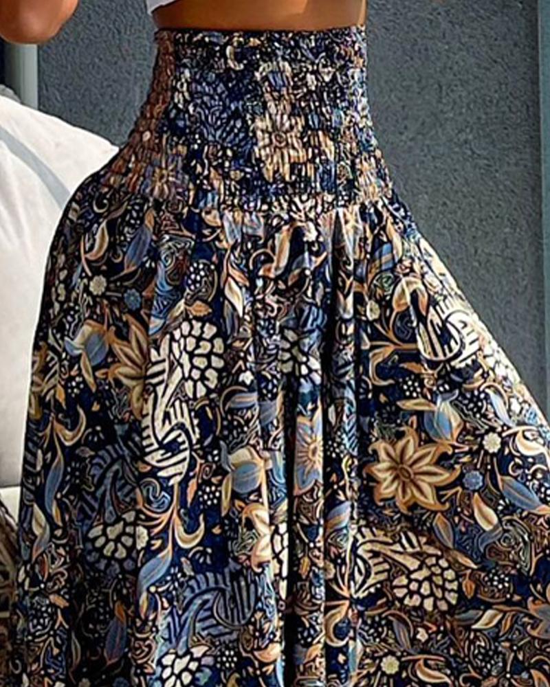 Tina | Stylish Long Floral Skirt for Women