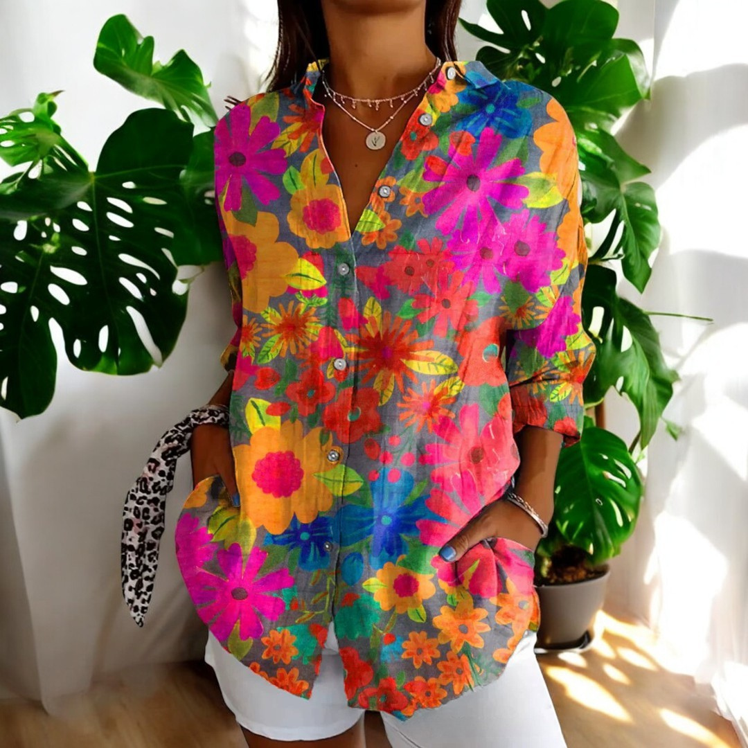 Erika | Vintage Flower Blouse