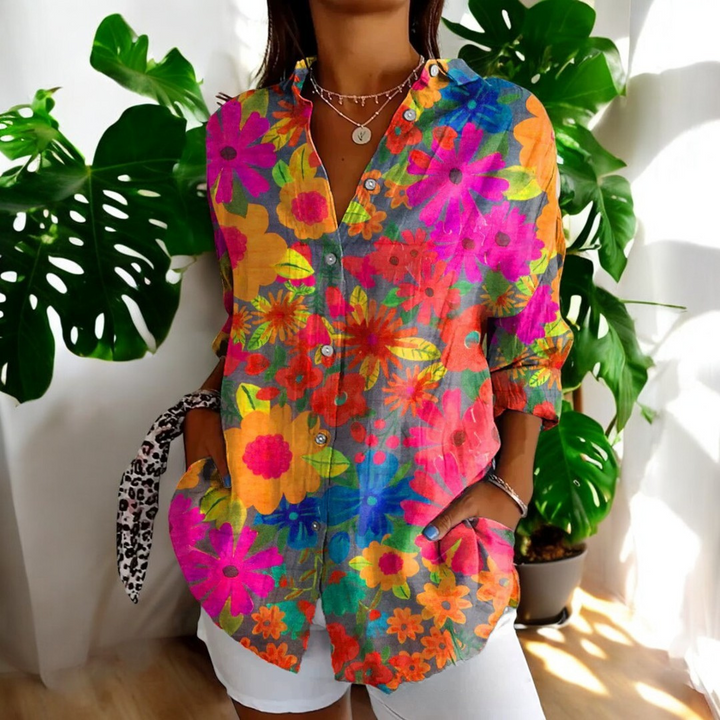Erika | Vintage Flower Blouse