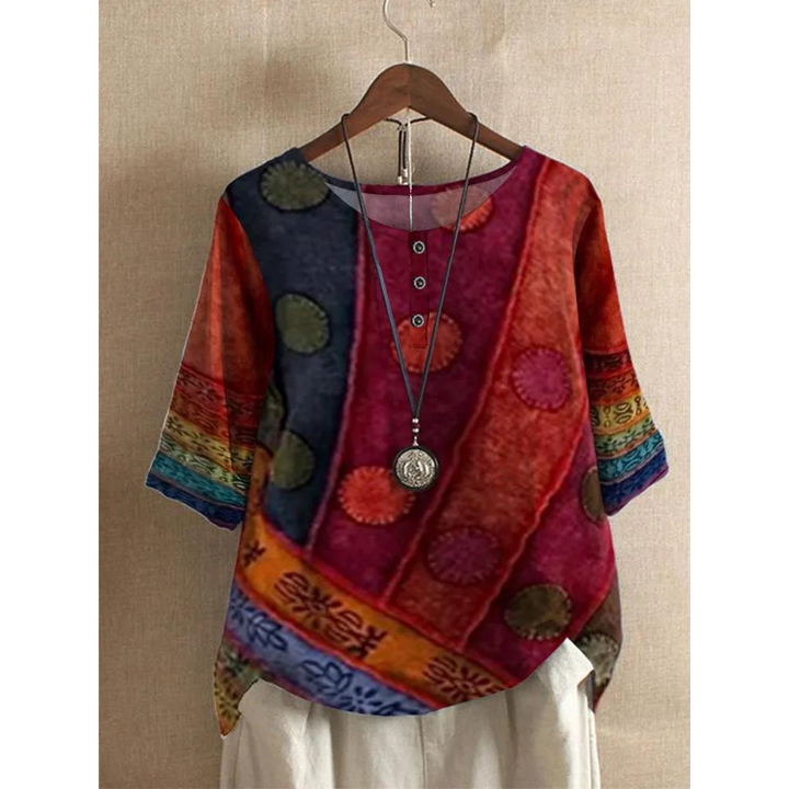 Harper | Colourful Boho Top