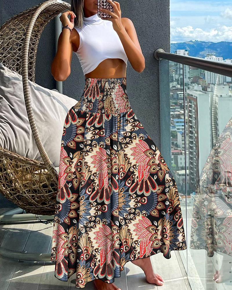 Tina | Stylish Long Floral Skirt for Women