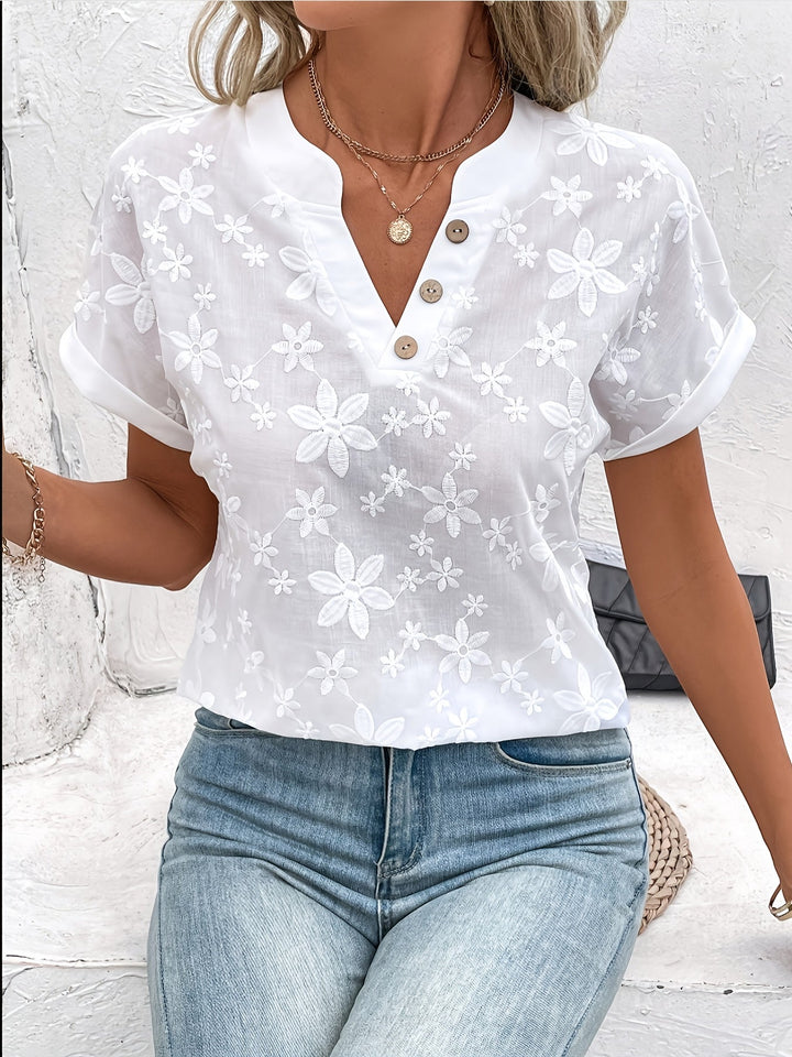 Jade | Elegant White Blouse