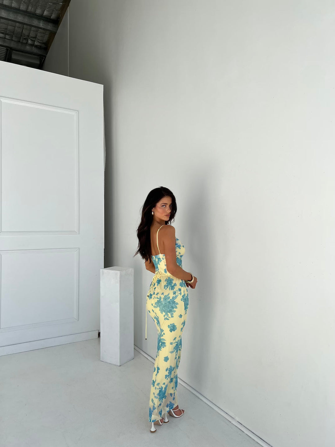 Adriana | Yellow & Blue Maxi
