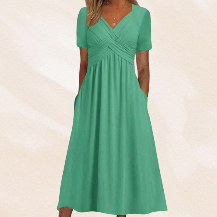 Ida | Stylish V-Neck Dress