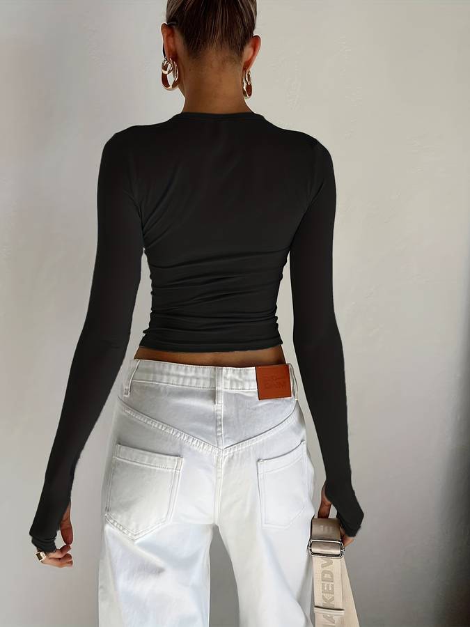 Saar | Basic Long-Sleeve Top