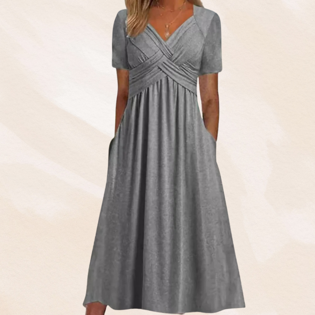 Ida | Stylish V-Neck Dress