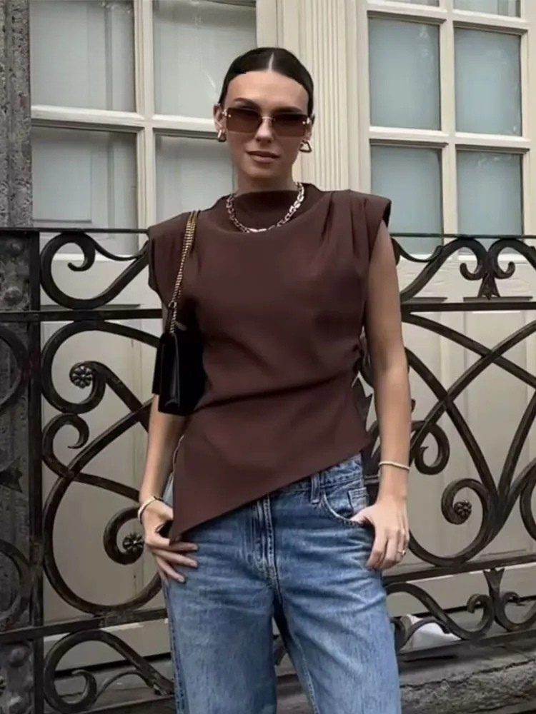 Greta | Old Hollywood Sleeveless Top