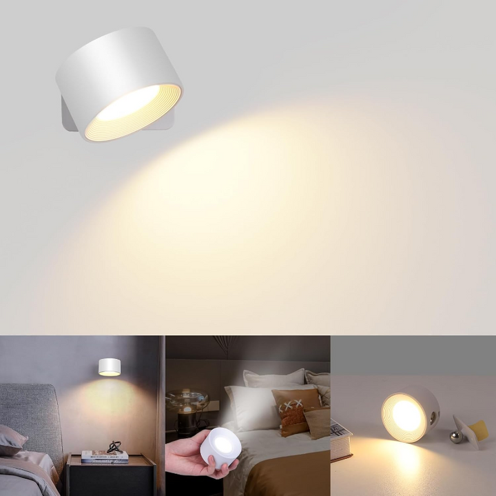 GlowSphere | Cordless Rotating LED Wall Accent Light