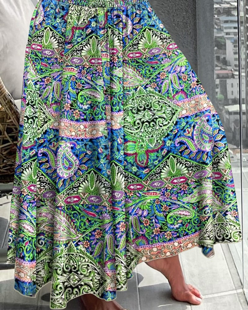 Tina | Stylish Long Floral Skirt for Women