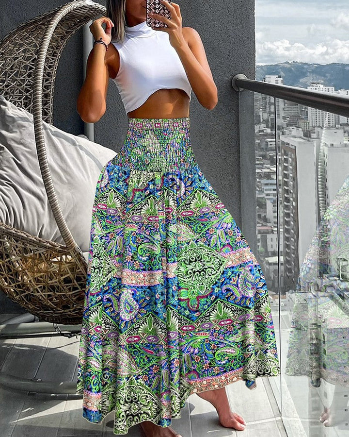 Tina | Stylish Long Floral Skirt for Women