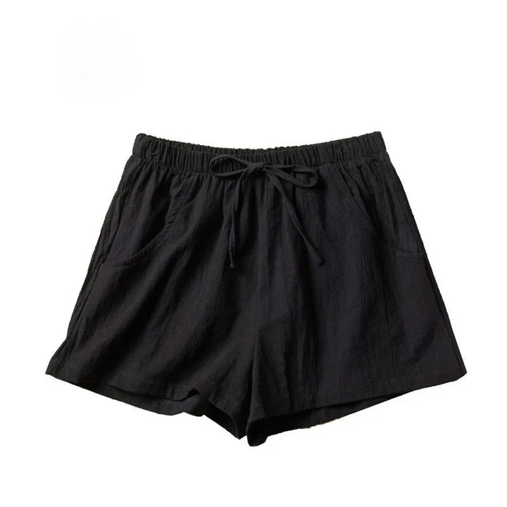 Eugenia | Solid Colour Elastic Waist Shorts