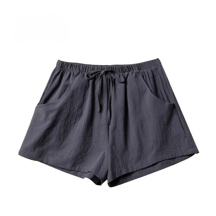 Eugenia | Solid Colour Elastic Waist Shorts