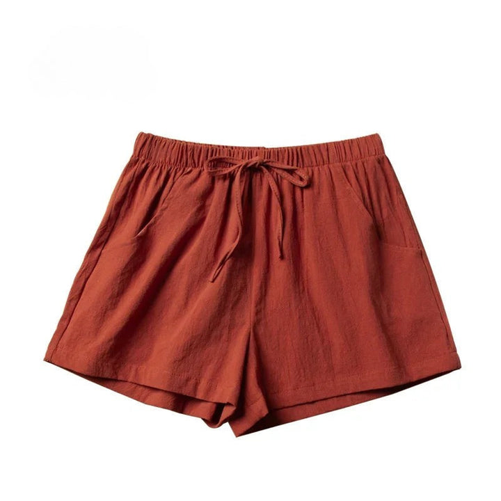 Eugenia | Solid Colour Elastic Waist Shorts
