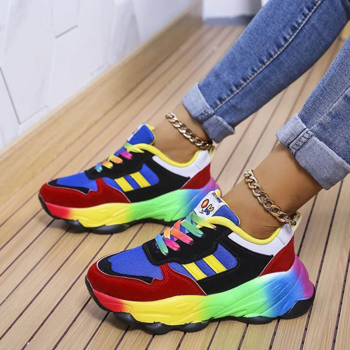 Elina | Colourful Orthopedic Sneakers