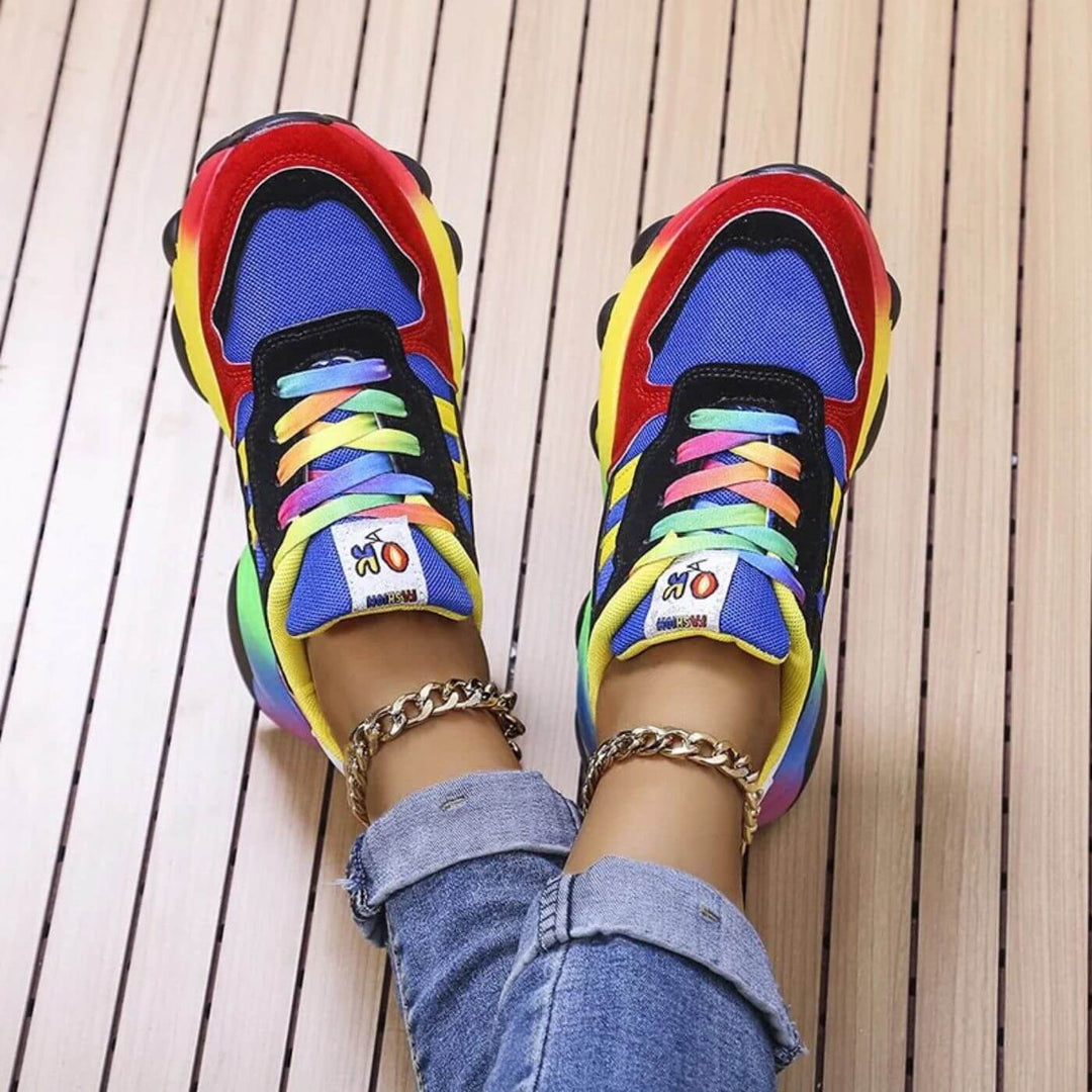 Elina | Colourful Orthopedic Sneakers