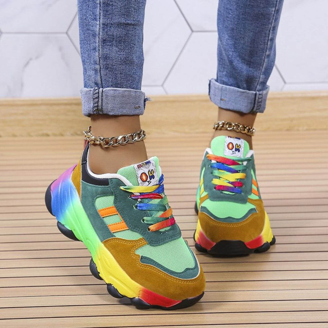 Elina | Colourful Orthopedic Sneakers
