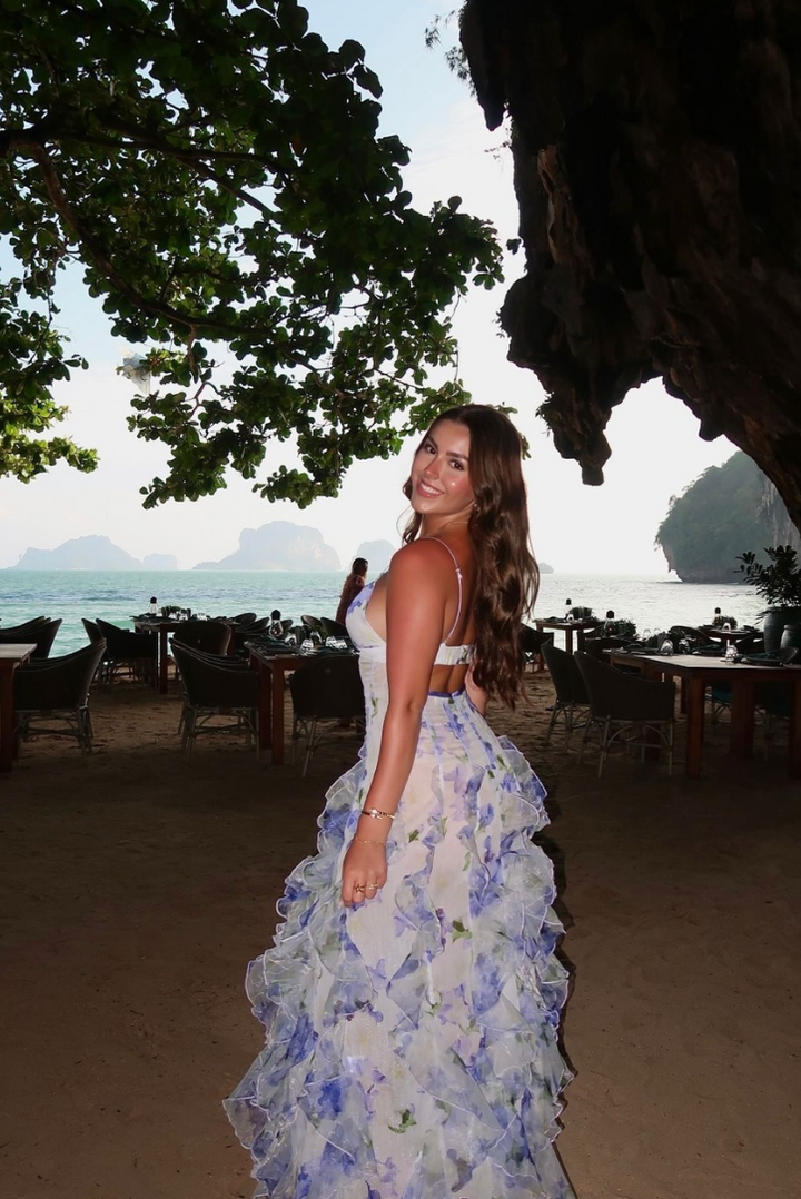 Ryleen | Bloom Cut-Out Maxi Dress