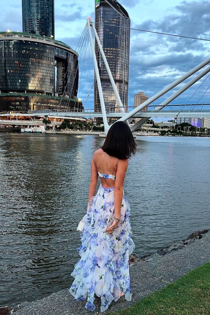 Ryleen | Bloom Cut-Out Maxi Dress