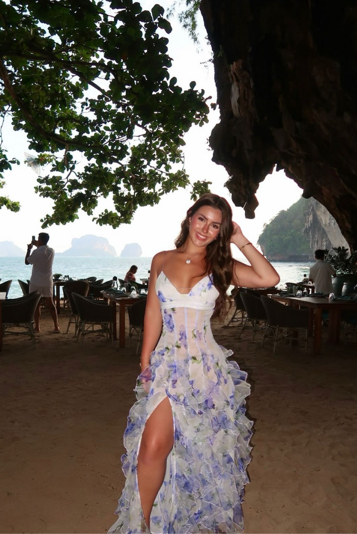 Ryleen | Bloom Cut-Out Maxi Dress