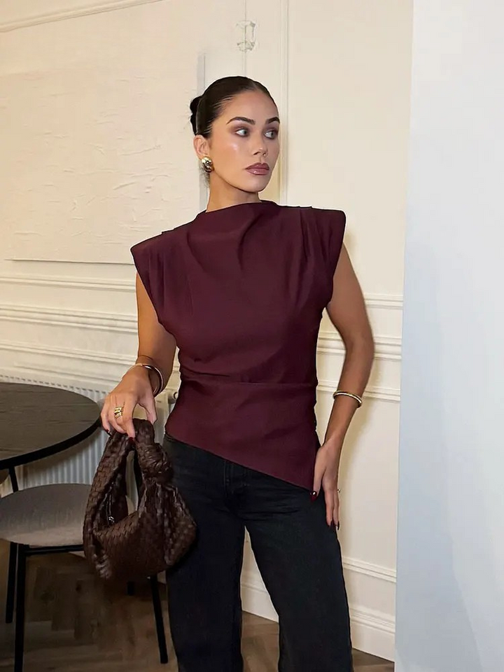 Greta | Old Hollywood Sleeveless Top