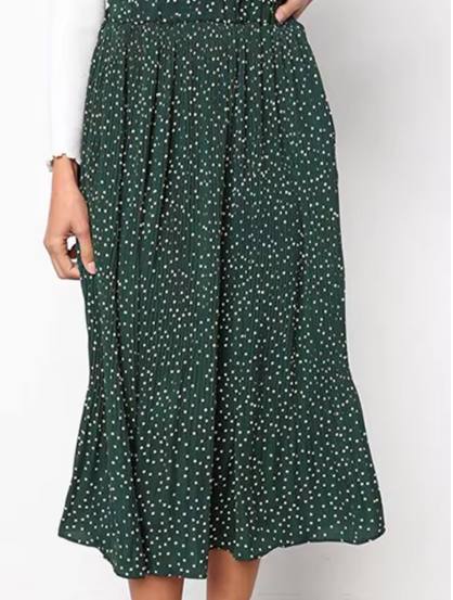 Nara | Polkadot Midi Skirt