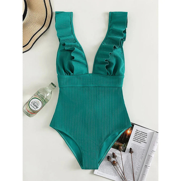 Joyce | Elegant Ruffle Swimsuit
