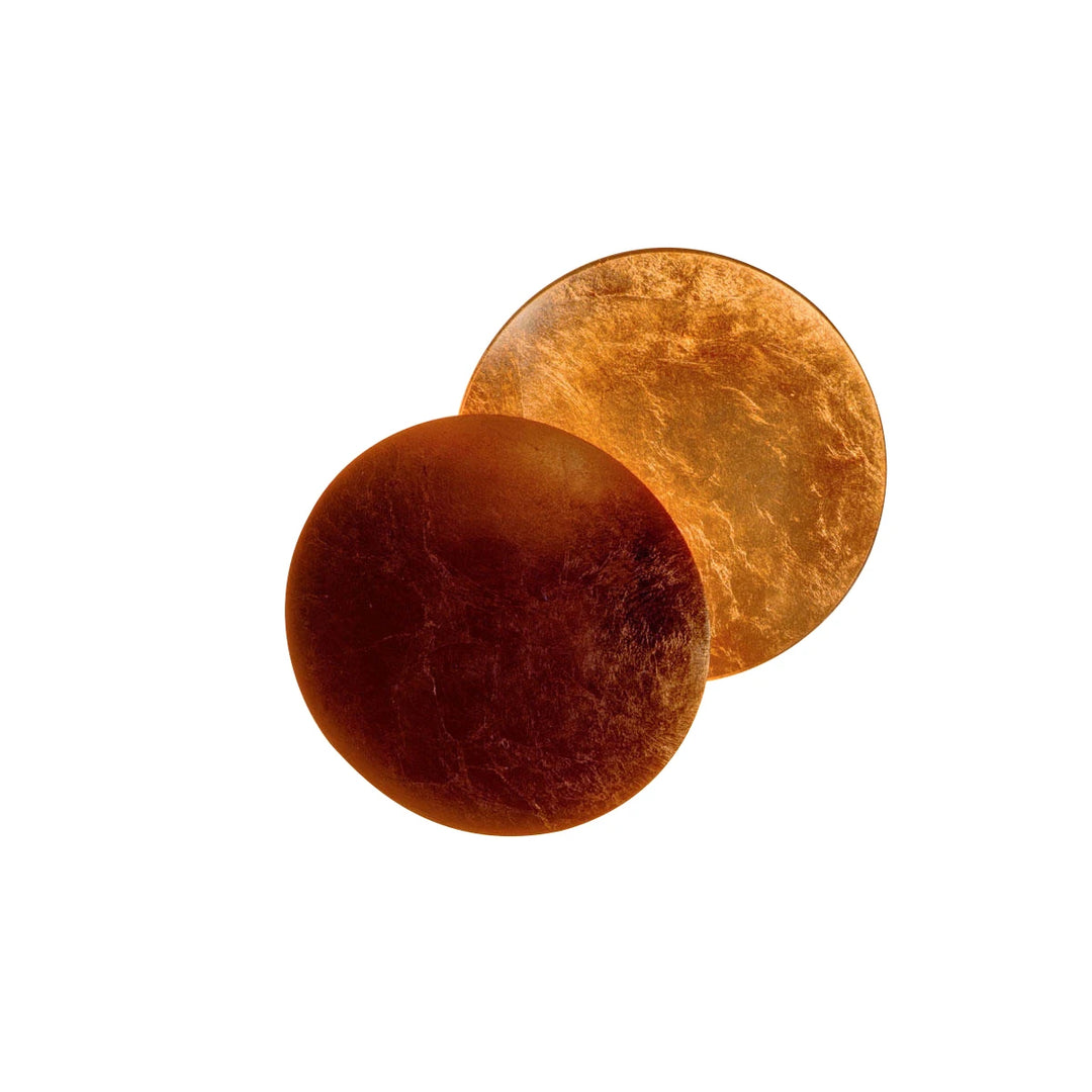 NovaMoon | Eclipse Gold Leaf LED Wall Sconce