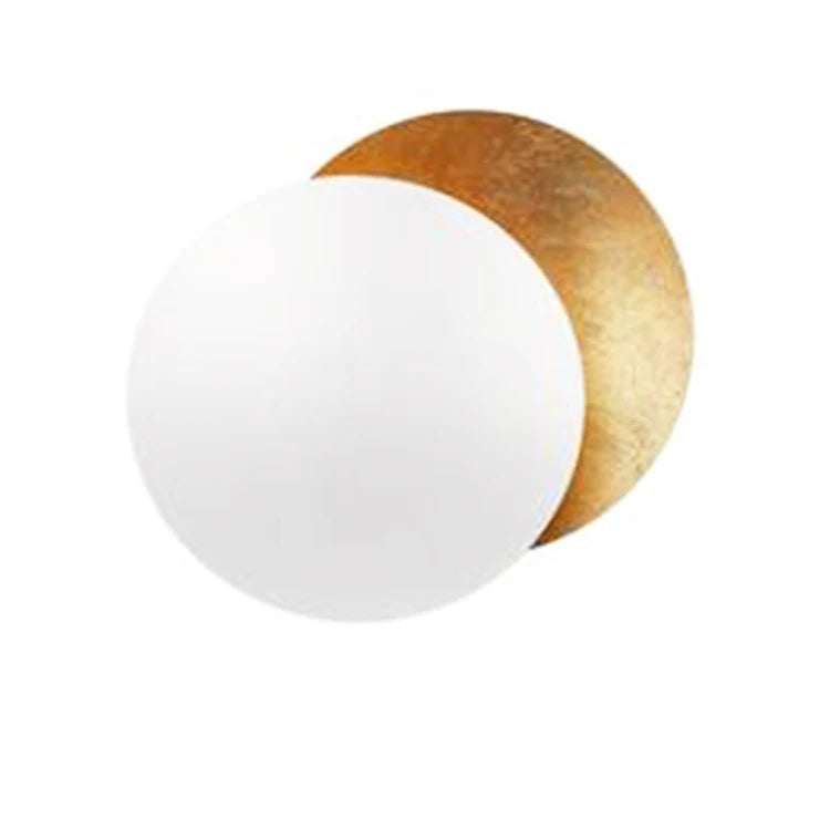 NovaMoon | Eclipse Gold Leaf LED Wall Sconce