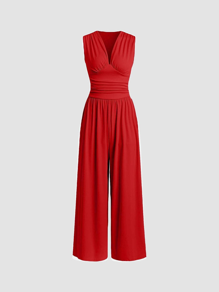 Kiara | Sleeveless Wide-Leg Jumpsuit