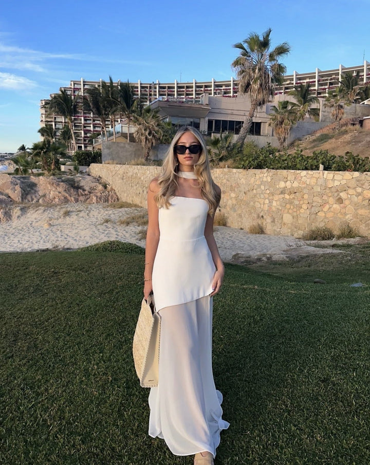 Persia | Edge & Flow Strapless Maxi Dress