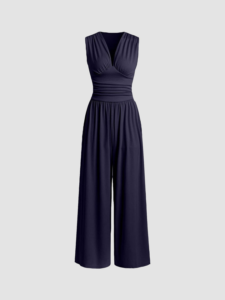 Kiara | Sleeveless Wide-Leg Jumpsuit