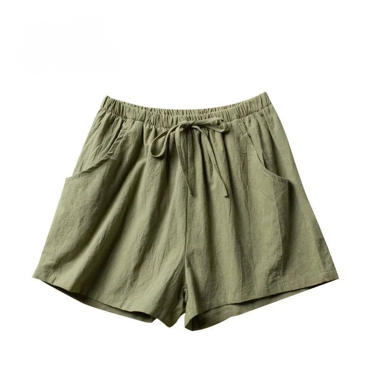 Eugenia | Solid Colour Elastic Waist Shorts
