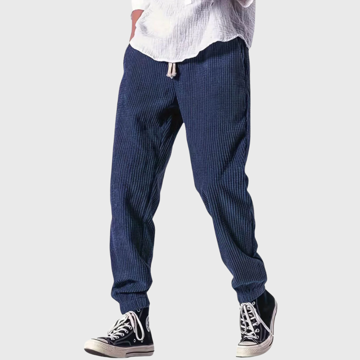 Jom | Soft Corduroy Drawstring Pants