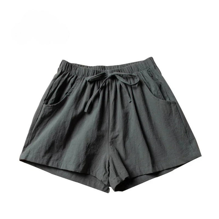 Eugenia | Solid Colour Elastic Waist Shorts