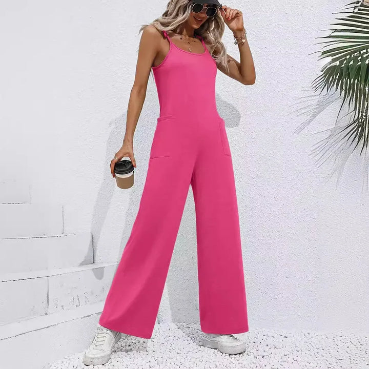 Leah | Jumpsuit with Wide Legs