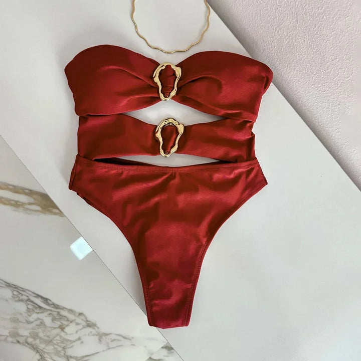 Mae | Swimsuit with Metal Rings