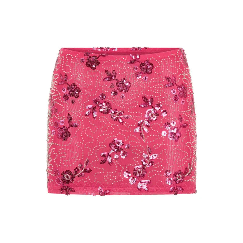 Ethel | Sequin Starfish Skirt Set