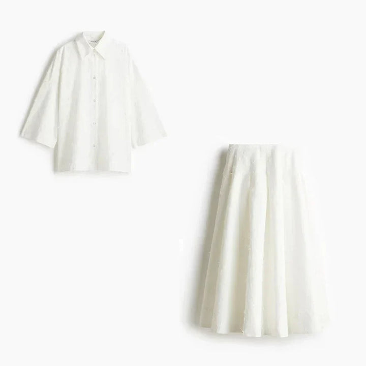 Rina | Pleated Skirt Set