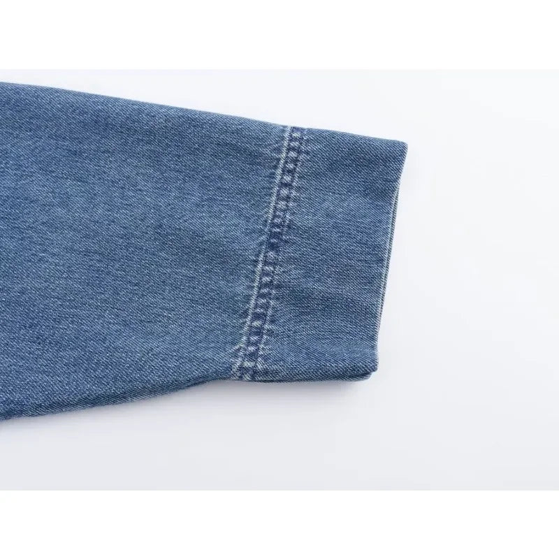 Annabelle | Cotton Denim Top