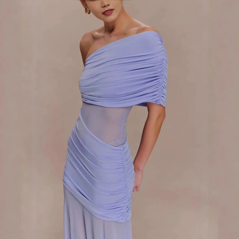 Donnita | Asymmetrical Allure Long Dress