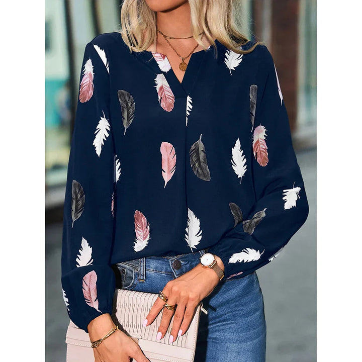 Maureen | Feather Detail Blouse