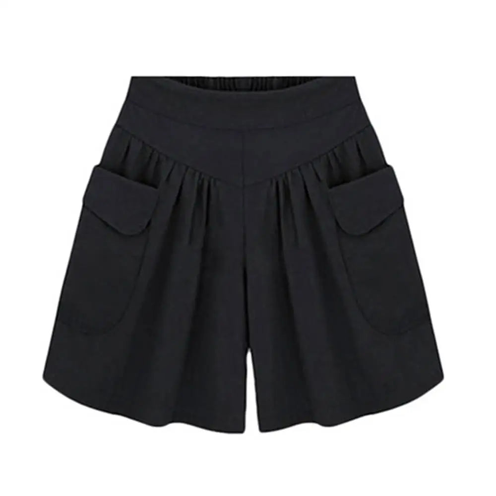 Francesca | High-Waist Wide-Leg Casual Shorts