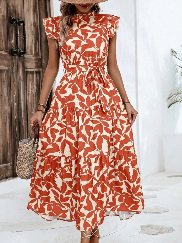 Atima | Elegant Floral Midi Dress