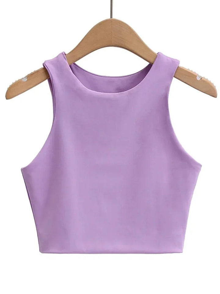 May | Slim Fit Sleeveless Tank Top