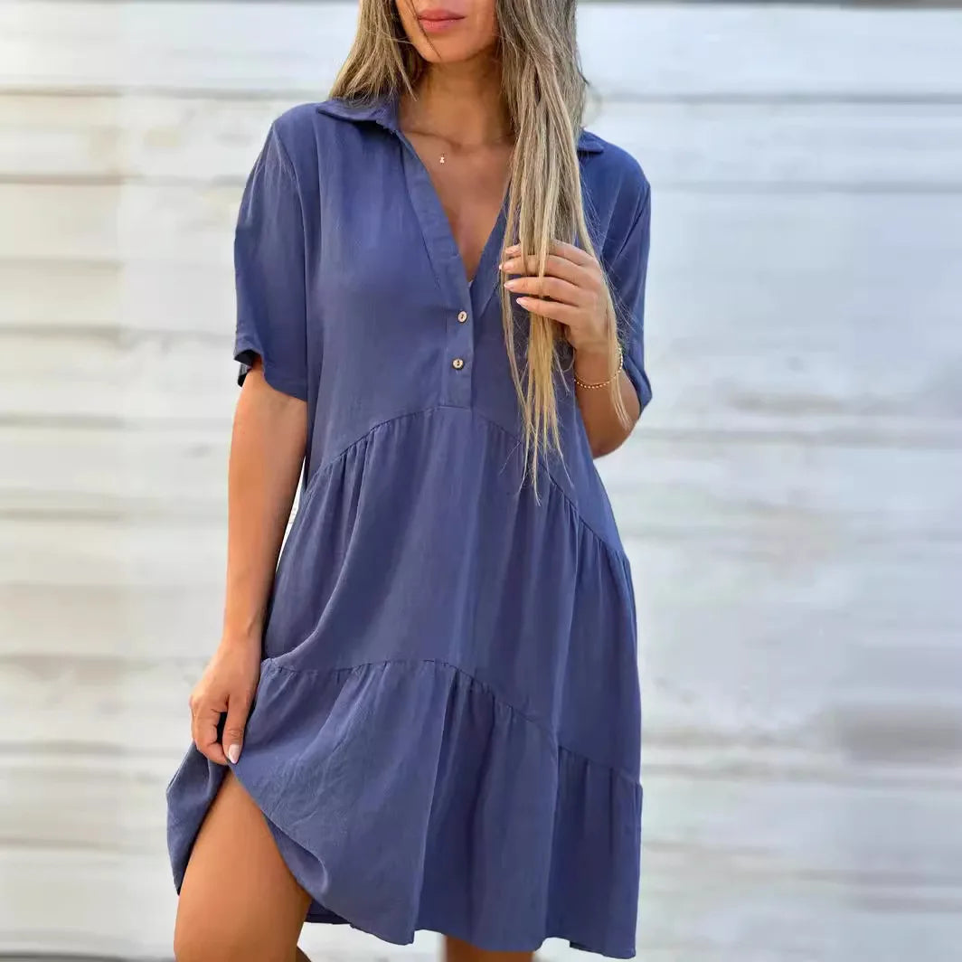 Jaya | V-Neck Mini Dress