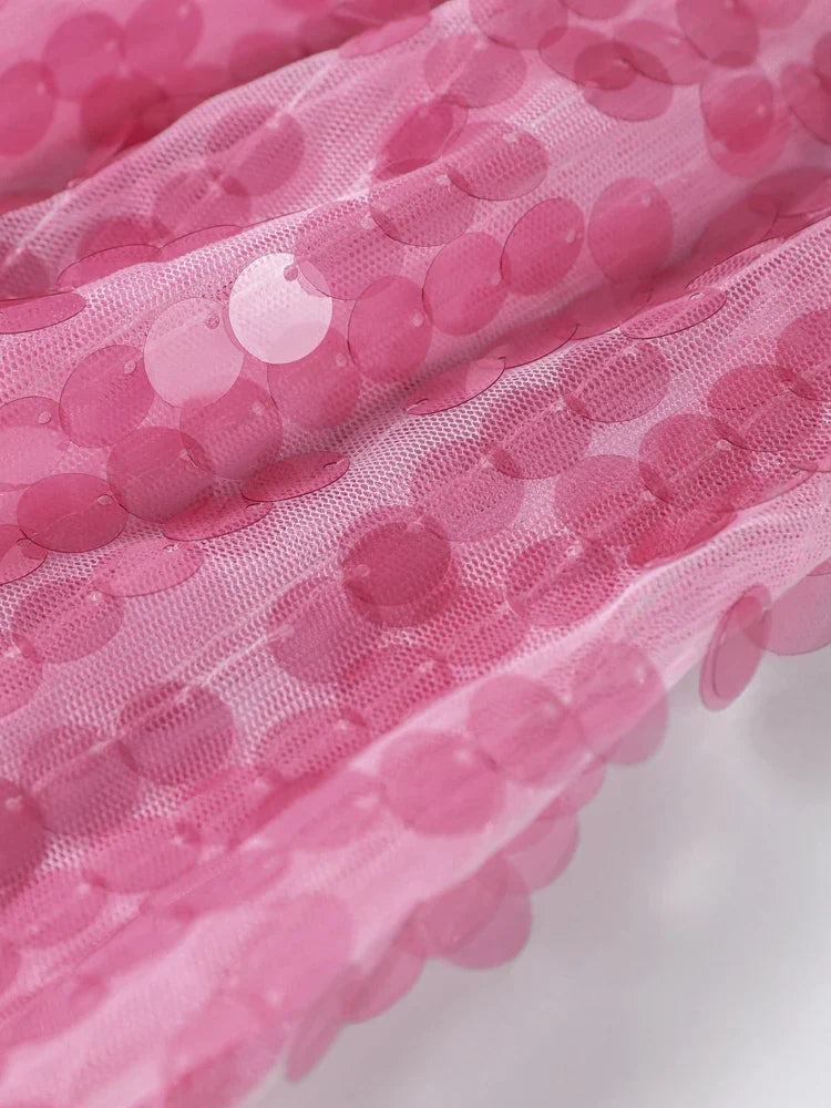 Wayne | Halter Neck Sequin Dress