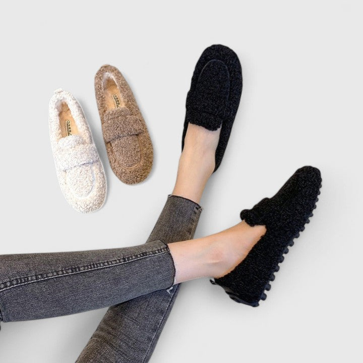 Stacey | Fuzzy Loafers